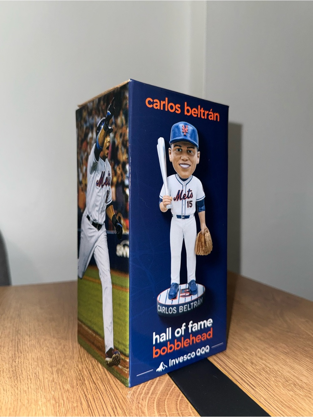 Carlos Beltrán Mets Blue Hall of Fame Bobblehead